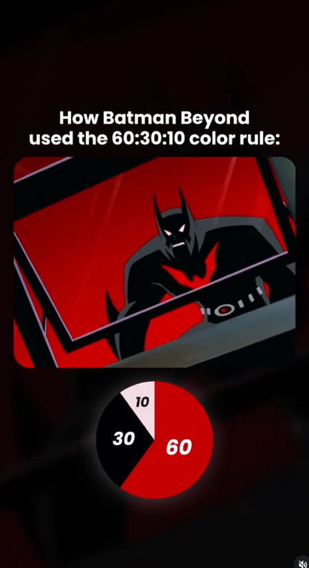 60-30-10 — sample palette (Batman)